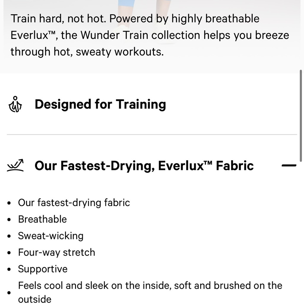 Lululemon Wunder Train Racerback Crop Top - Picture 3 of 3